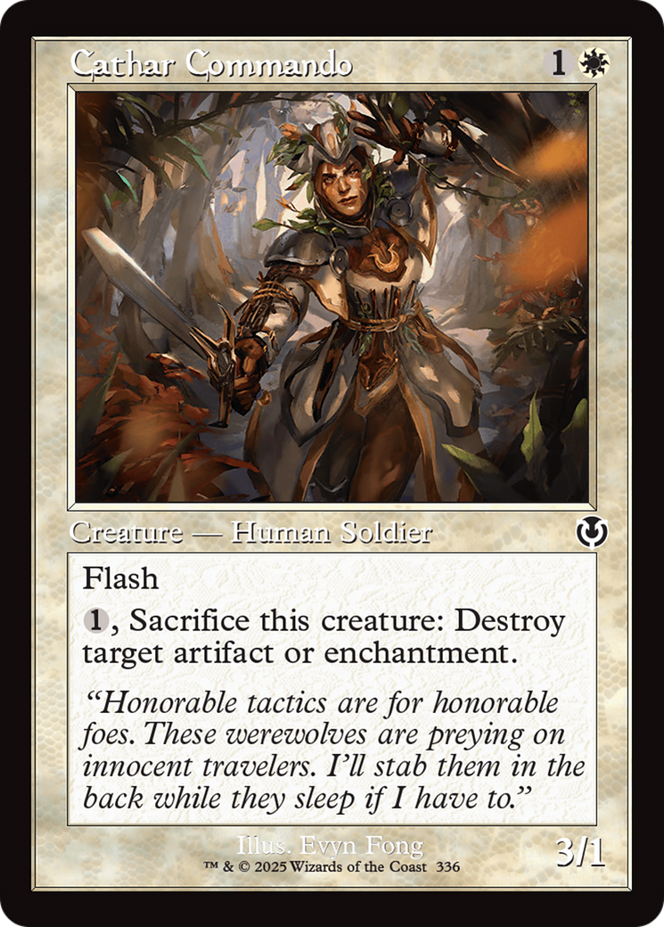 Cathar Commando (Retro Frame) [Innistrad Remastered]-1