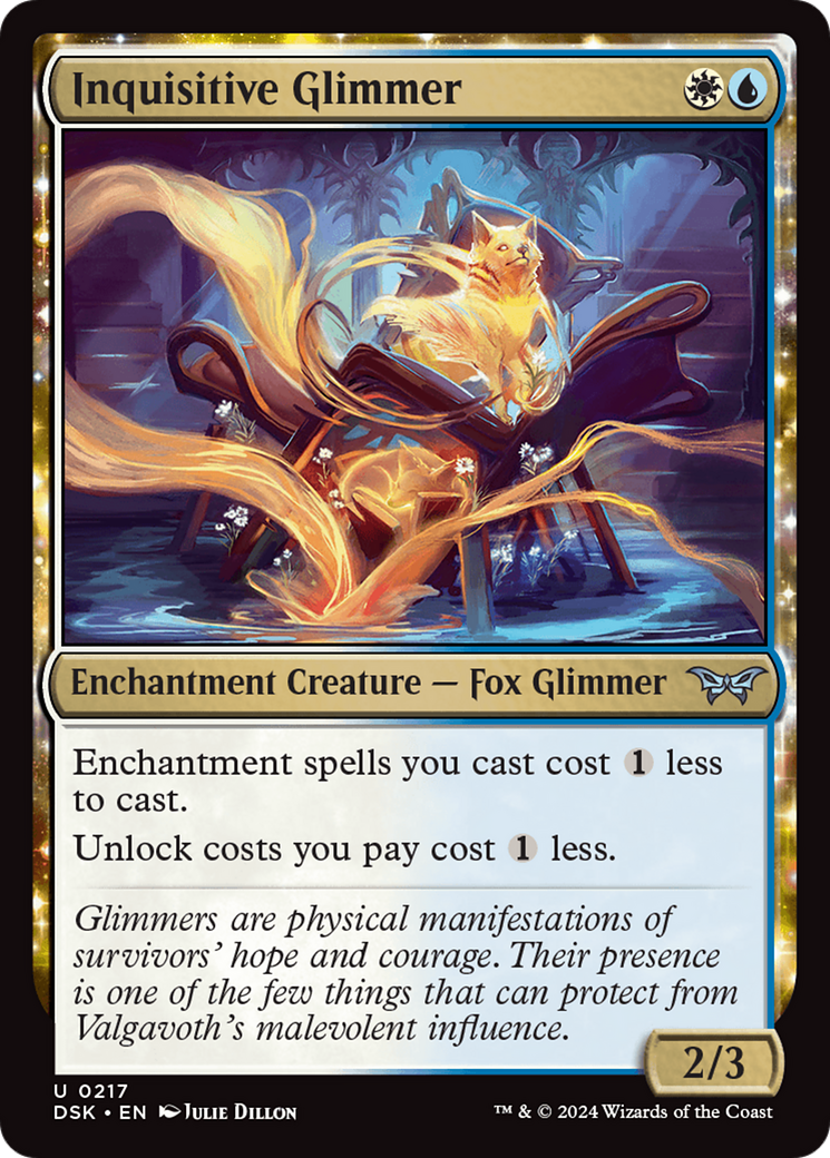 Inquisitive Glimmer [Duskmourn: House of Horror]-1