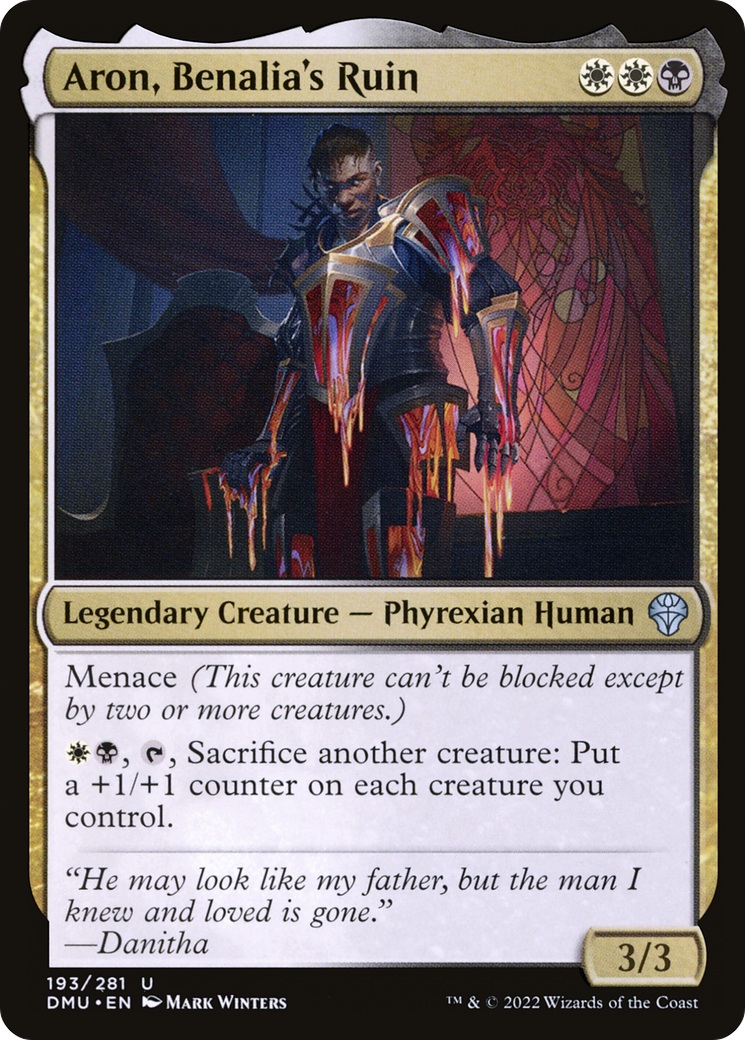 Aron, Benalia's Ruin [Dominaria United]-1