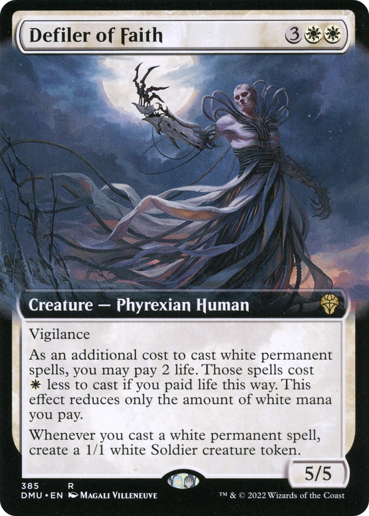 Defiler of Faith (Extended Art) [Dominaria United]-1