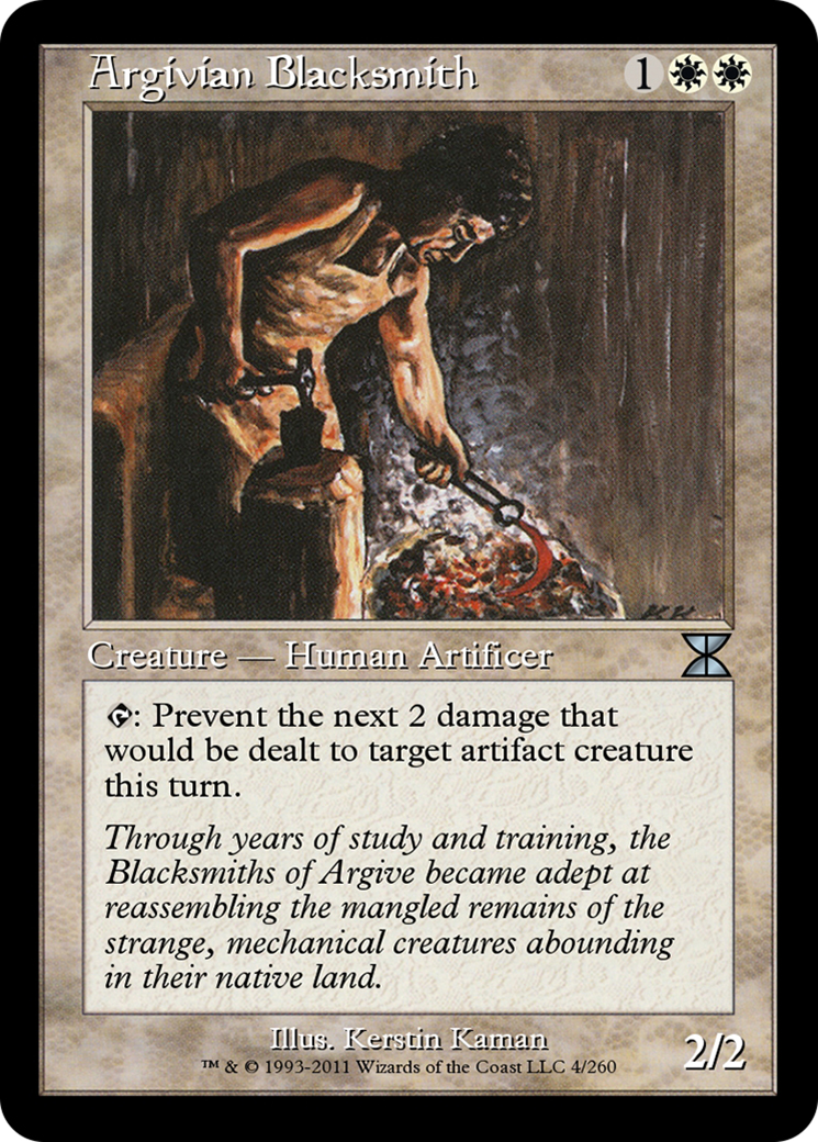 Argivian Blacksmith (ME4-004) - Masters Edition IV Foil-1