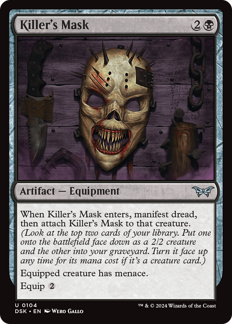 Killer's Mask [Duskmourn: House of Horror]-1