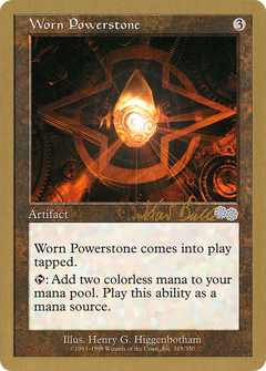 Worn Powerstone - 1999 Kai Budde (USG) (WCD-) - World Championship Decks 1999-1