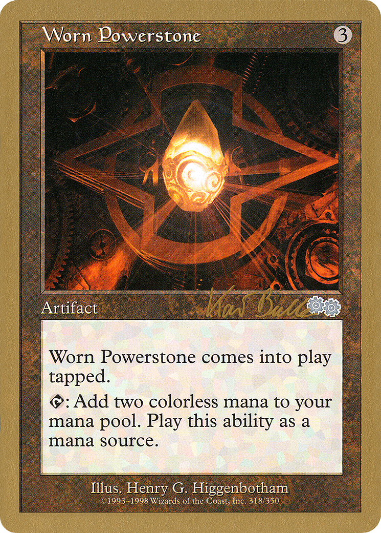 Worn Powerstone - 1999 Kai Budde (USG) (WCD-) - World Championship Decks 1999-1