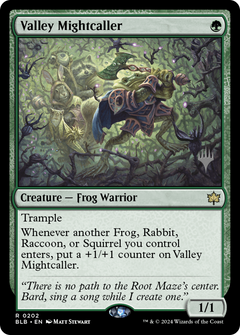 Valley Mightcaller (PPBLB-202) - Bloomburrow Promos Foil-1