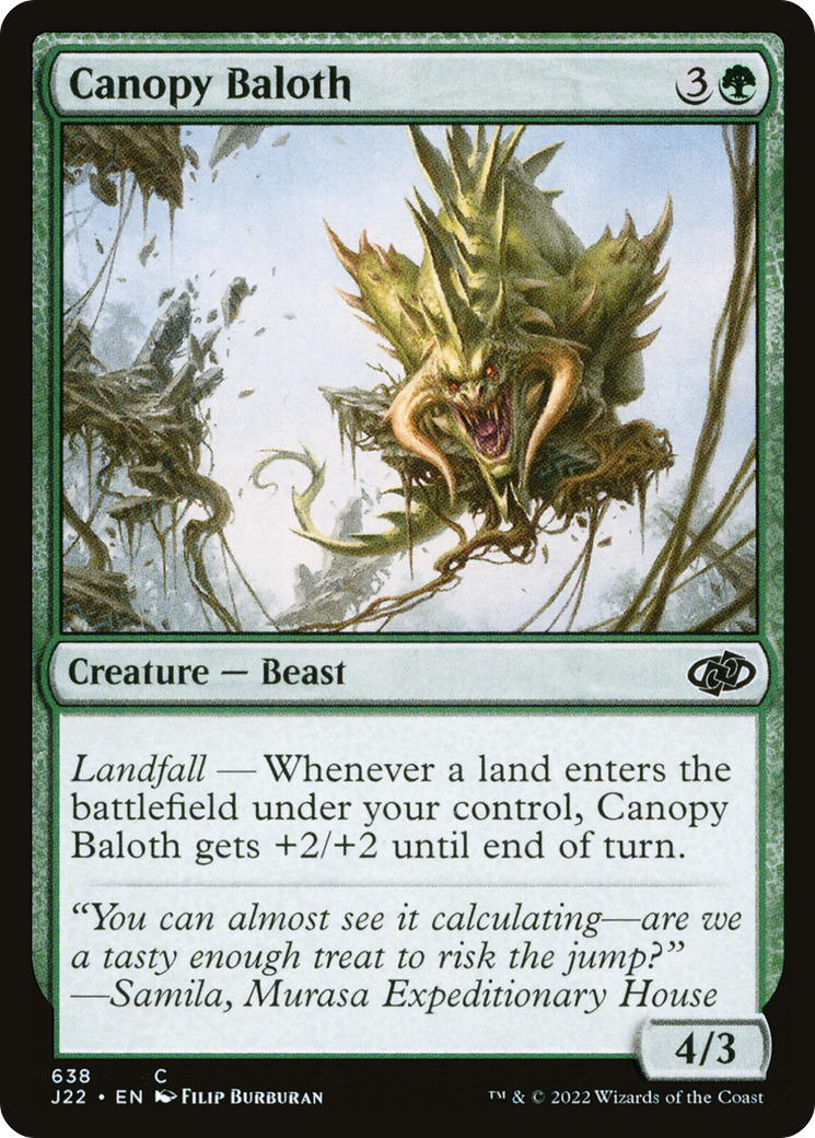 Canopy Baloth [Jumpstart 2022]-1