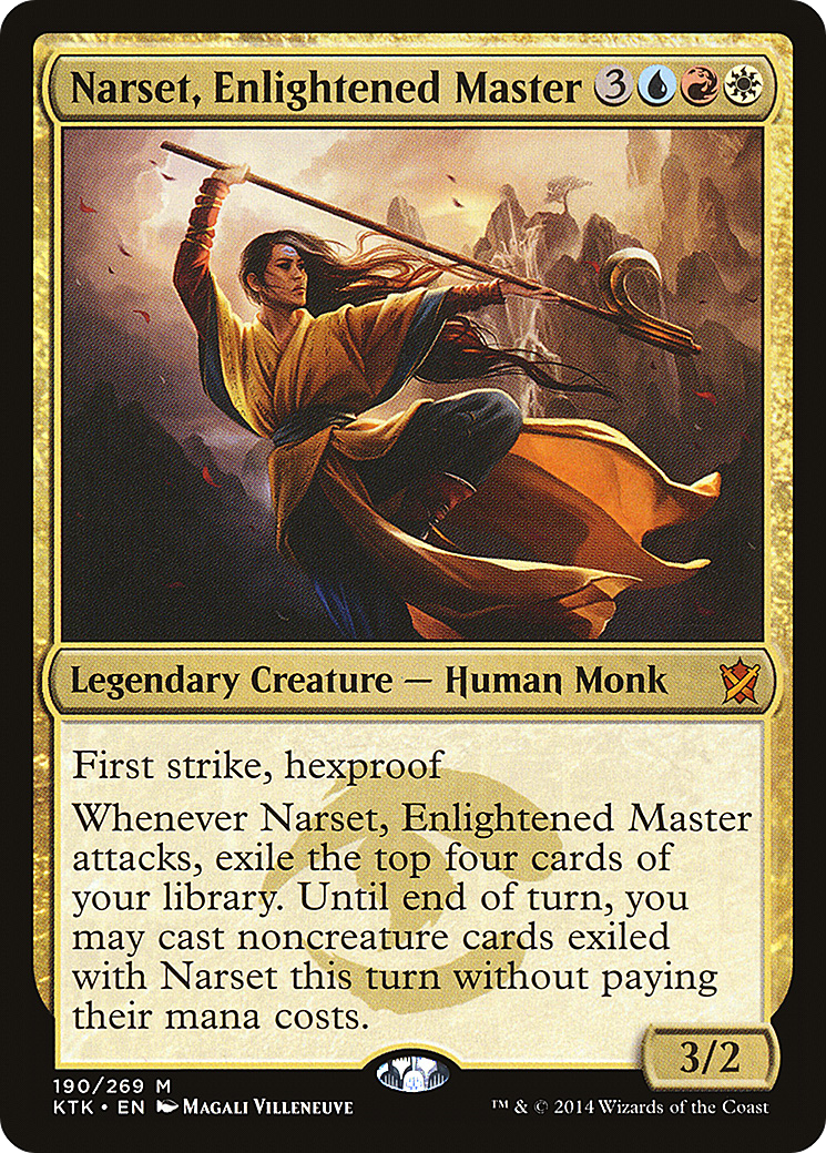 Narset, Enlightened Master [Khans of Tarkir]-1