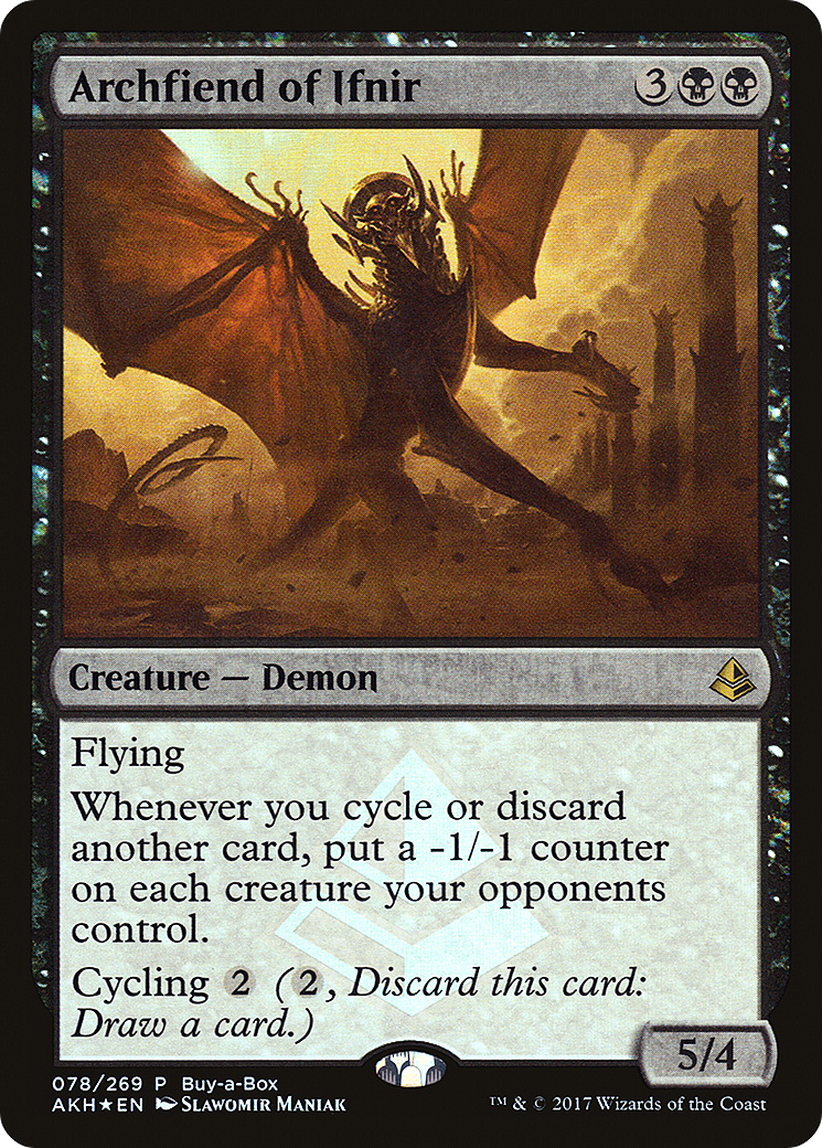 Archfiend of Ifnir (Buy-A-Box) [Amonkhet Promos]-1