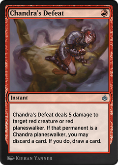 Chandra's Defeat (AKR-147) - Amonkhet Remastered-1