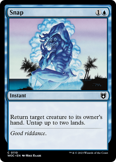 Snap [Wilds of Eldraine Commander]-1