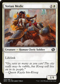 Yotian Medic (BRO-033) - The Brothers' War Foil-1