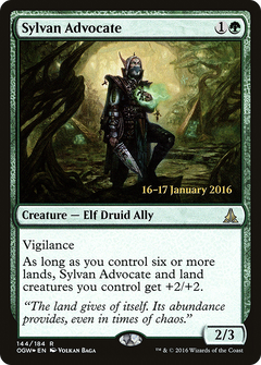 Sylvan Advocate [Oath of the Gatewatch Prerelease Promos]-1