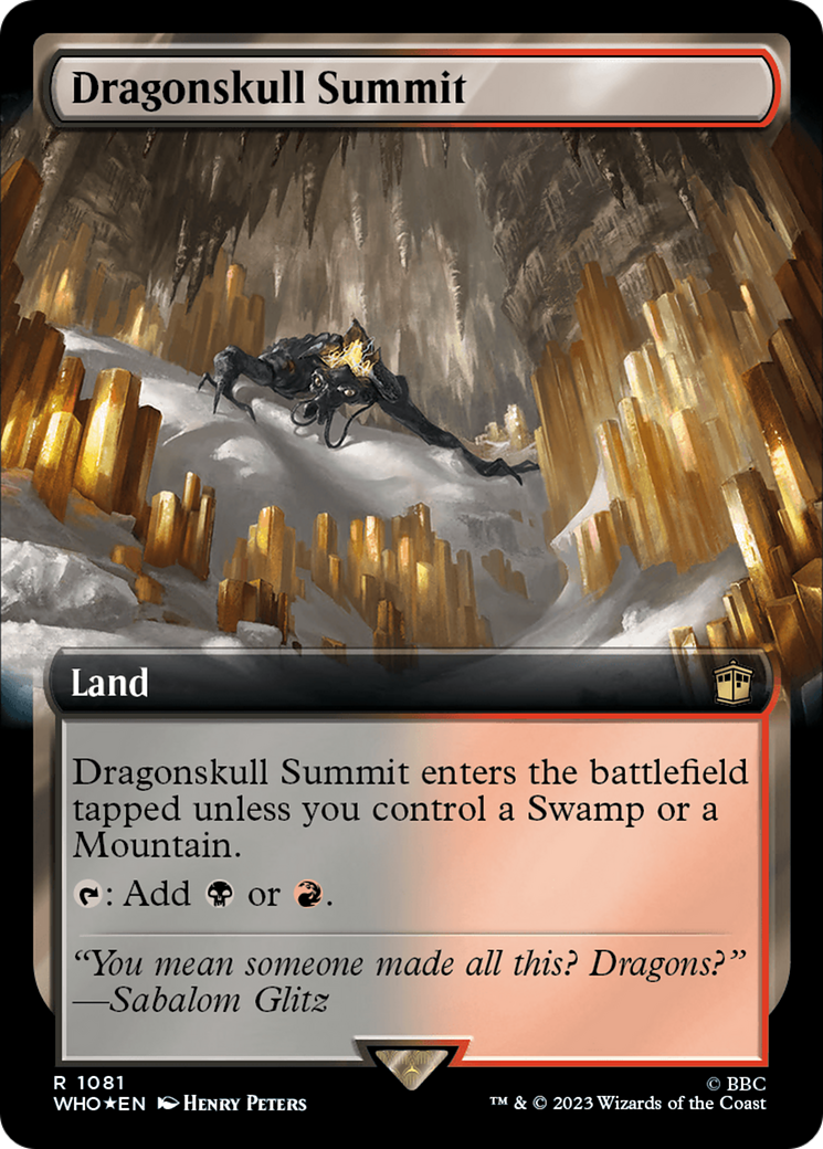 Dragonskull Summit (Extended Art) (Surge Foil) [Doctor Who]-1