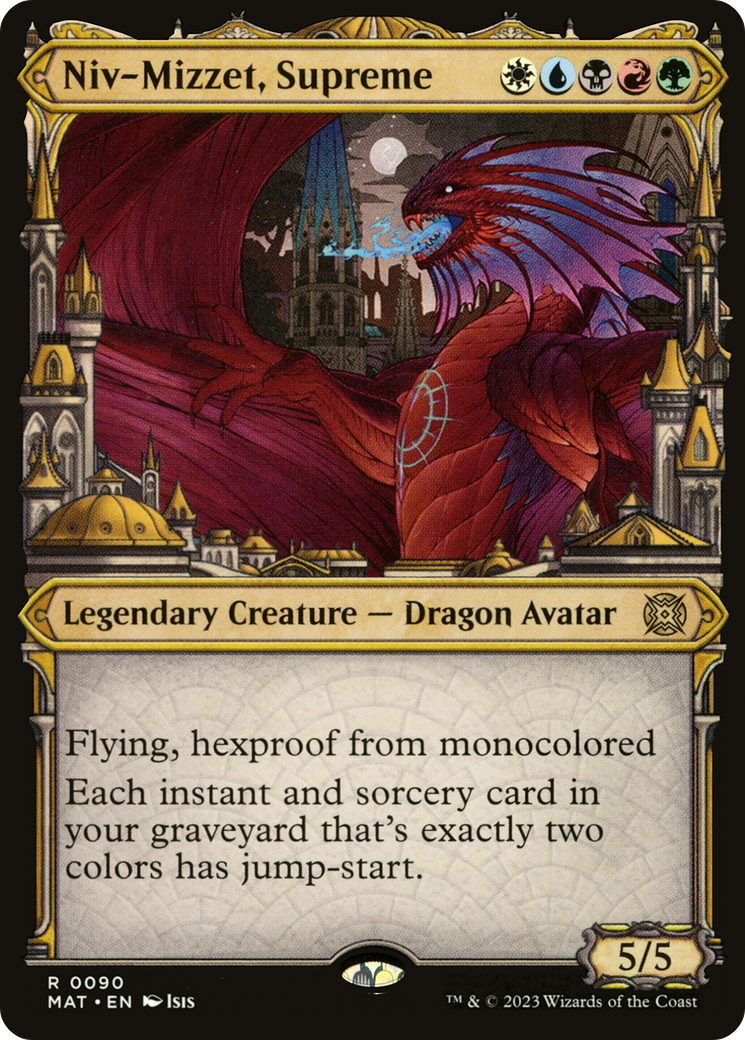 Niv-Mizzet, Supreme (Showcase) [March of the Machine: The Aftermath]-1