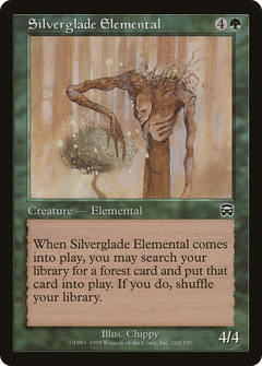 Silverglade Elemental [Mercadian Masques]-1