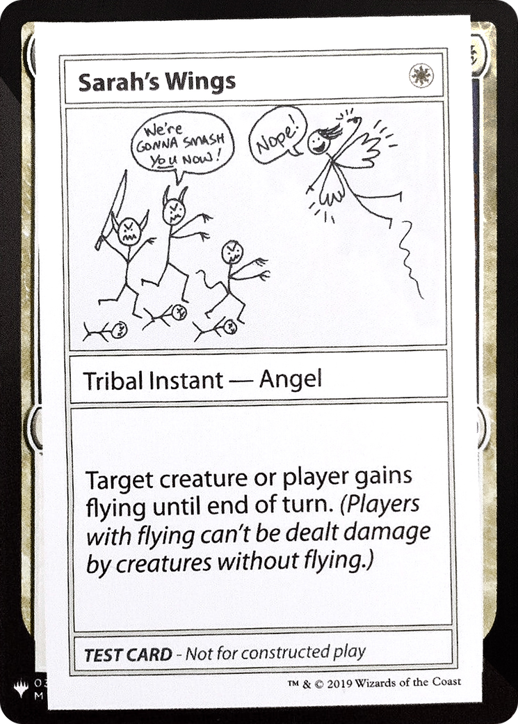 Sarah's Wings [Mystery Booster Playtest Cards]-1