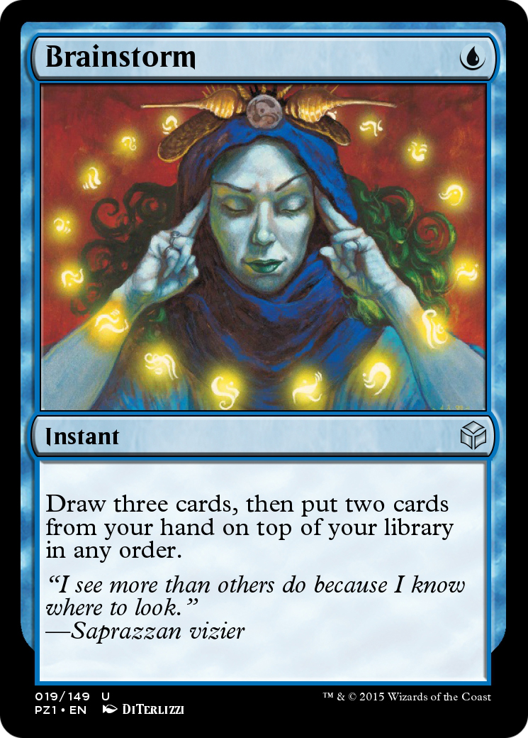 Brainstorm (PZ1-019) - Legendary Cube Prize Pack-1