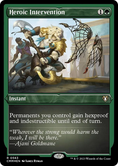 Heroic Intervention (Foil Etched) [Commander Masters]-1