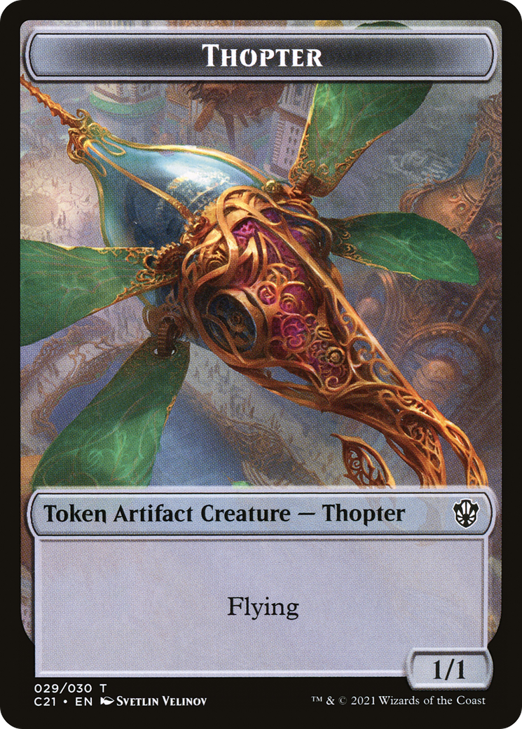Thopter (TC21-029) - Commander 2021 Tokens-1