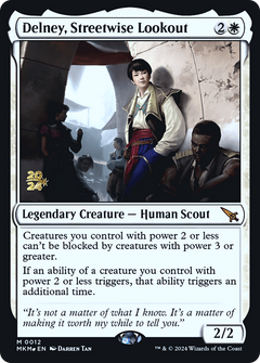 Delney, Streetwise Lookout [Murders at Karlov Manor Prerelease Promos]-1