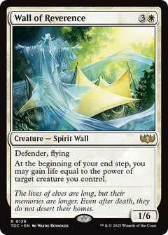 Wall of Reverence (TDC-139) - Commander: Tarkir: Dragonstorm-1
