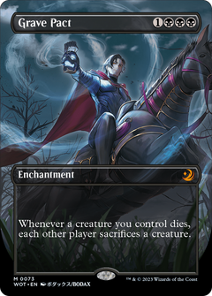 Grave Pact (Anime Borderless) [Wilds of Eldraine: Enchanting Tales]-1