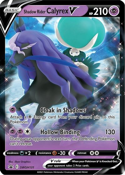 Shadow Rider Calyrex V (SWSH131) [Sword & Shield: Black Star Promos]-1
