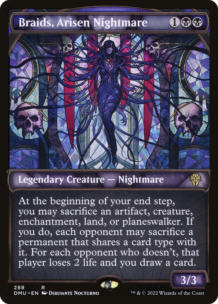 Braids, Arisen Nightmare (Showcase) [Dominaria United]-1