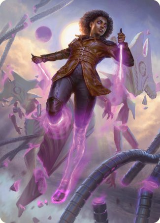 Kaya, Intangible Slayer Art Card [Phyrexia: All Will Be One Art Series]-1