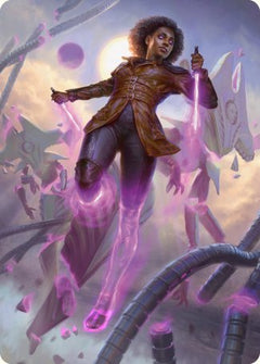 Kaya, Intangible Slayer Art Card [Phyrexia: All Will Be One Art Series]-1
