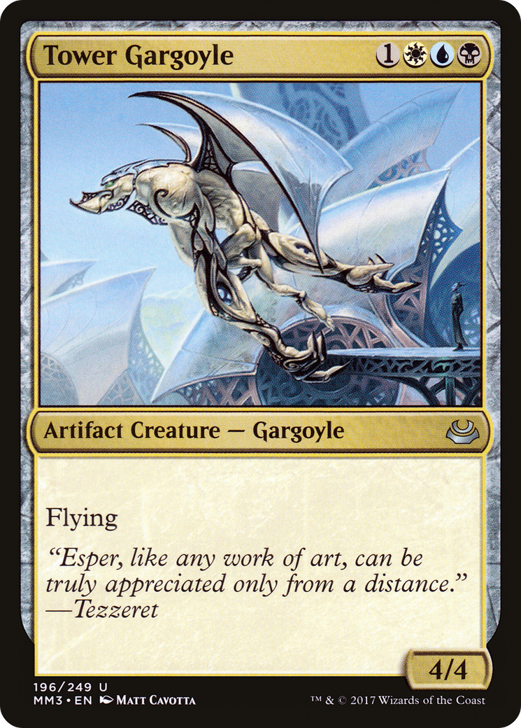Tower Gargoyle (MM3-196) - Modern Masters 2017 Foil-1
