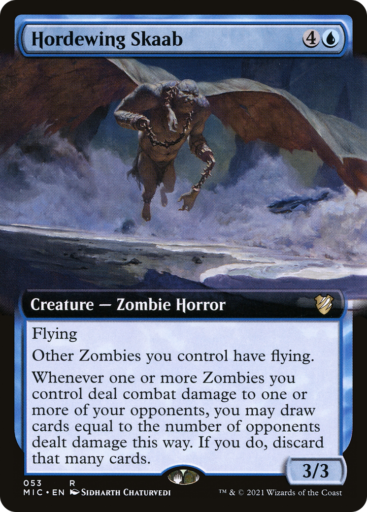 Hordewing Skaab (Extended Art) [Innistrad: Midnight Hunt Commander]-1