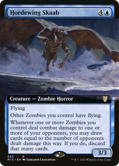 Hordewing Skaab (Extended Art) [Innistrad: Midnight Hunt Commander]-1