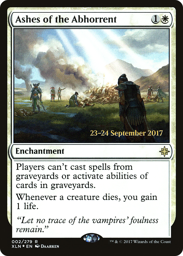 Ashes of the Abhorrent [Ixalan Prerelease Promos]-1