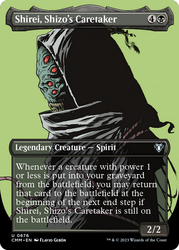 Shirei, Shizo's Caretaker (Borderless Profile) [Commander Masters]-1