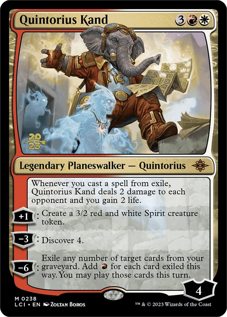 Quintorius Kand [The Lost Caverns of Ixalan Prerelease Cards]-1
