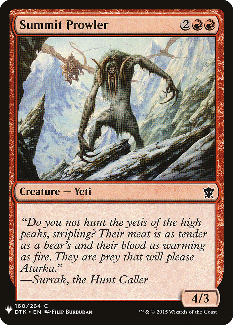 Summit Prowler [Mystery Booster]-1