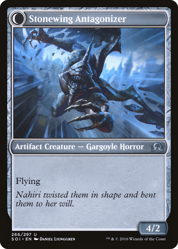 Thraben Gargoyle (SOI-266) - Shadows over Innistrad: (Double Faced Transform) Foil-2