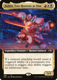 Isshin, Two Heavens as One (Extended Art) [Kamigawa: Neon Dynasty]-1