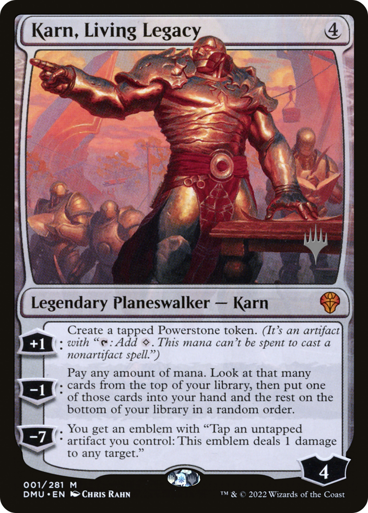 Karn, Living Legacy (Promo Pack) [Dominaria United Promos]-1