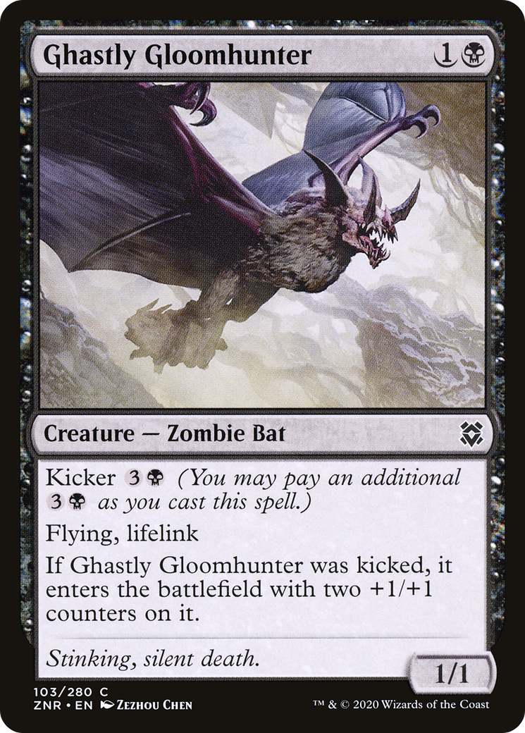 Ghastly Gloomhunter [Zendikar Rising]-1