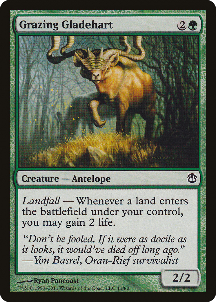 Grazing Gladehart [Duel Decks: Ajani vs. Nicol Bolas]-1