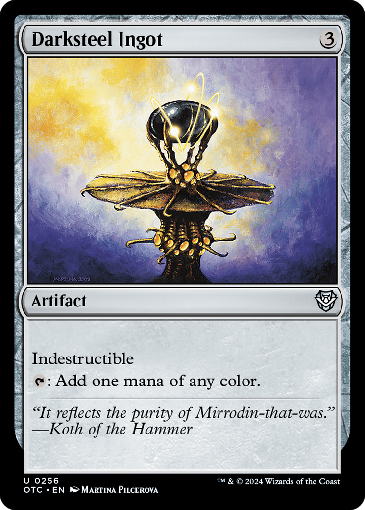 Darksteel Ingot [Outlaws of Thunder Junction Commander]-1