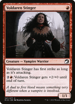 Voldaren Stinger (MID-167) - Innistrad: Midnight Hunt Foil-1