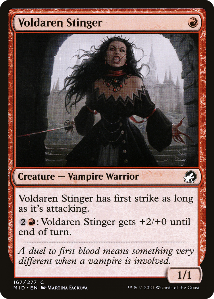 Voldaren Stinger (MID-167) - Innistrad: Midnight Hunt Foil-1