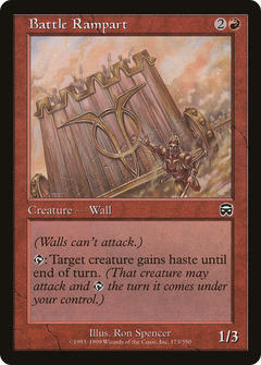 Battle Rampart [Mercadian Masques]-1
