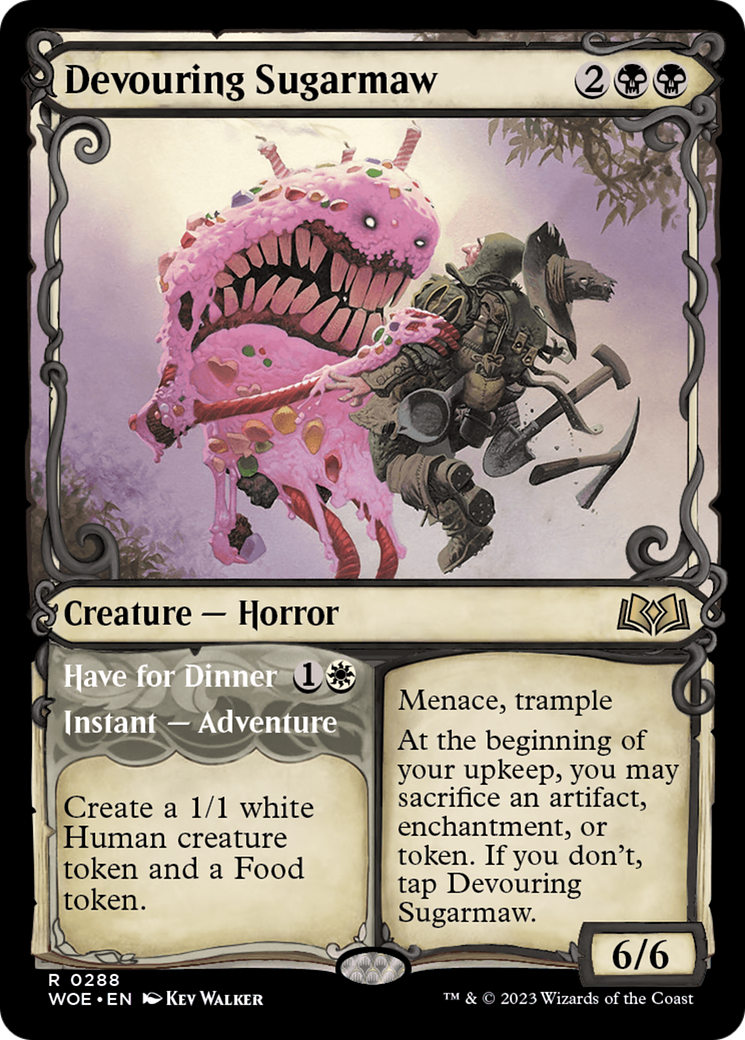 Devouring Sugarmaw // Have For Dinner (Showcase) [Wilds of Eldraine]-1