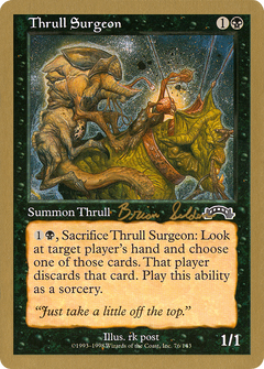 Thrull Surgeon - 1998 Brian Selden (EXO) (WCD-) - World Championship Decks 1998-1