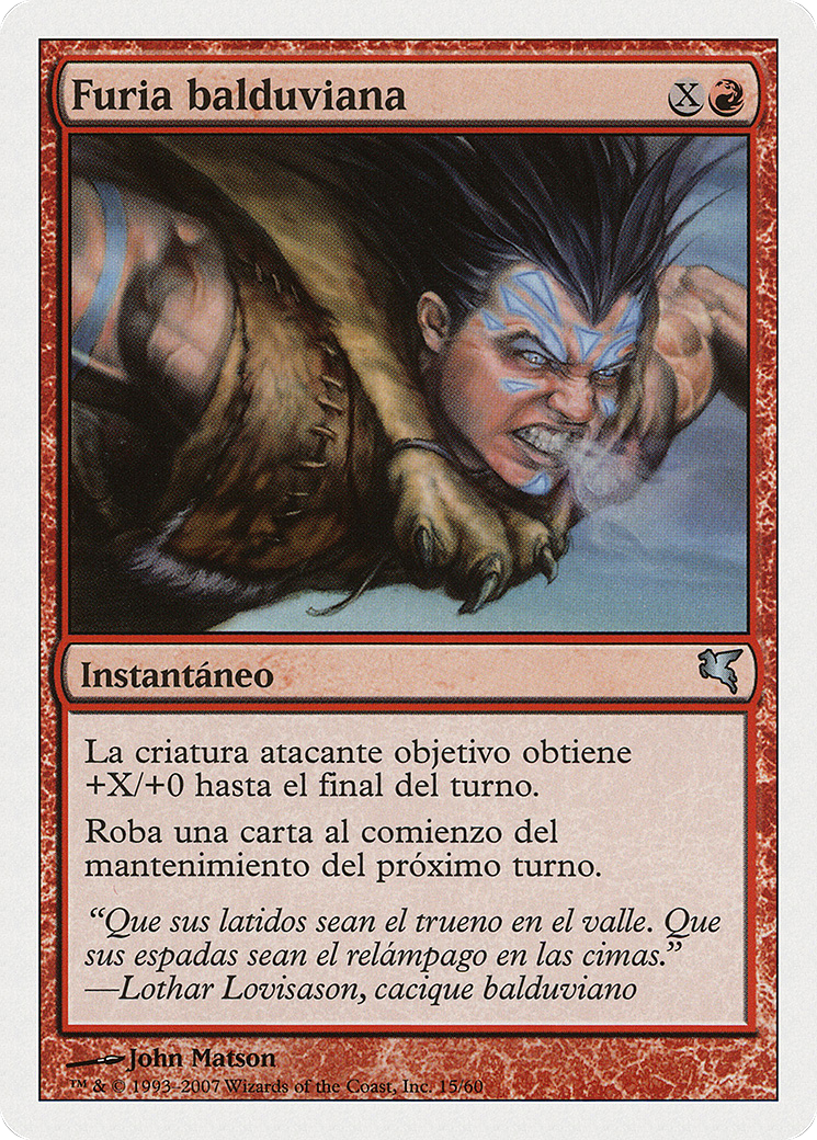 Balduvian Rage (Spanish) - "Furia balduviana" (I15) (PSAL-I15) - Salvat 2005-1