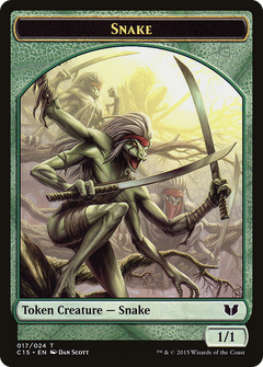 Snake Token (017/024) [Commander 2015 Tokens]-1